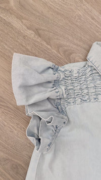 Lauren Dress WashCo Denim Chambray With Pockets Video 1