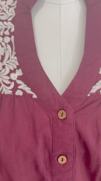Jane Top Marooon White Layerz Video Mannequin 
